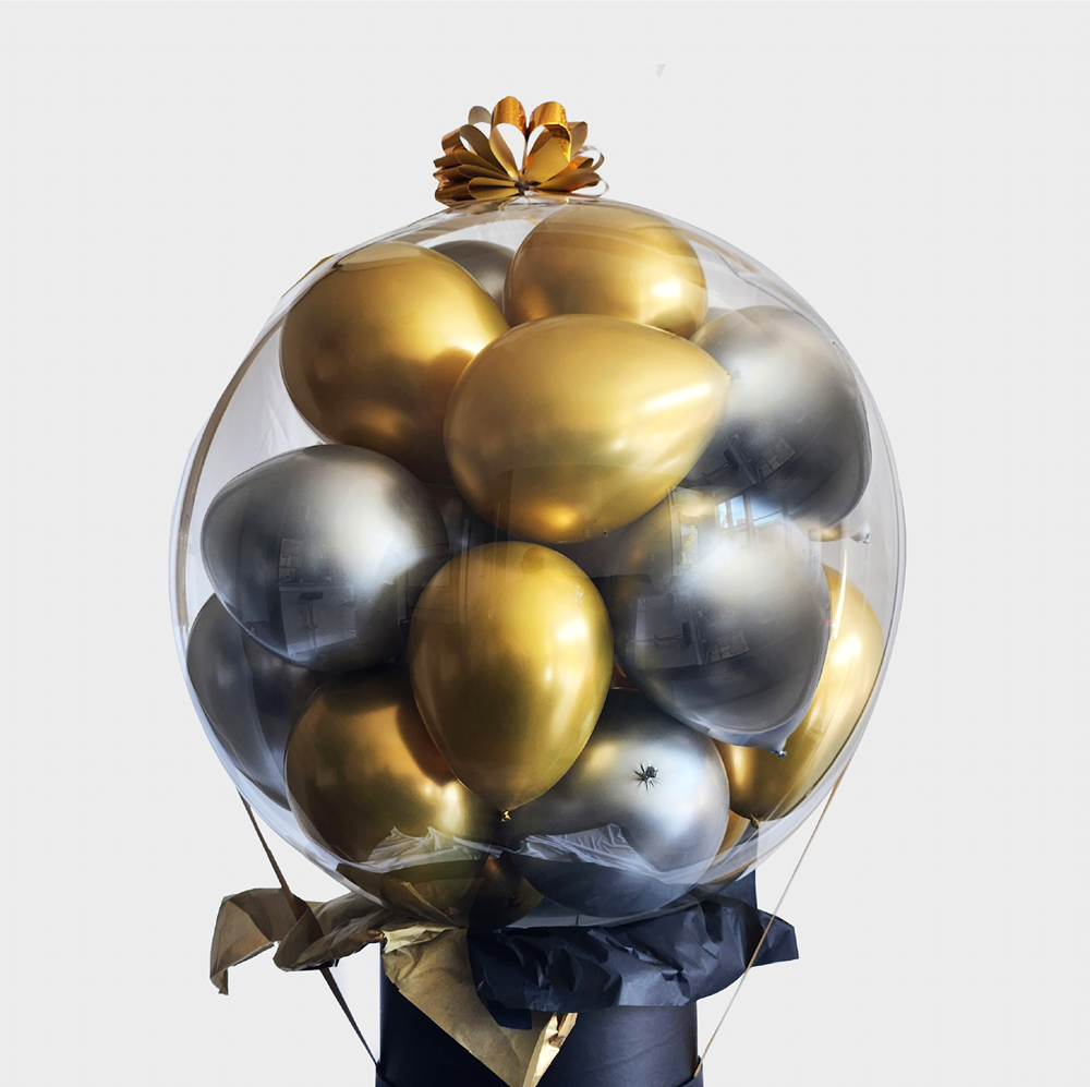Golden Silver Elegance Balloon